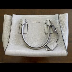 Michael Kors Gray Purse + Fossil Wallet Bundle